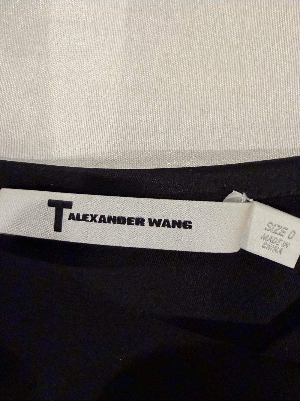 Alexander Wang Black Strapless Satin-Trim Camisole Size XS - Picture 4 of 8